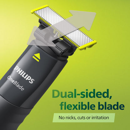 Philips OneBlade Hybrid Face Trimmer and Shaver for Men