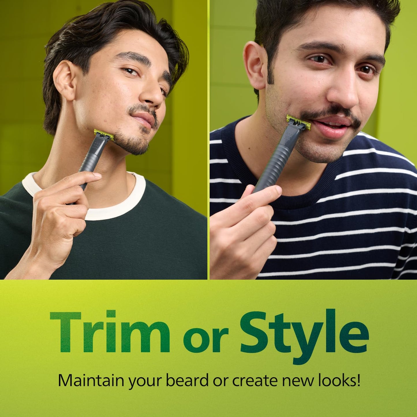 Philips OneBlade Hybrid Face Trimmer and Shaver for Men