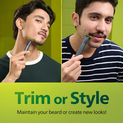 Philips OneBlade Hybrid Face Trimmer and Shaver for Men