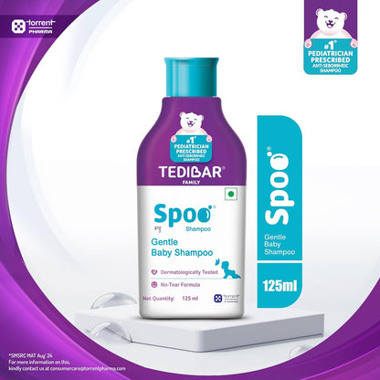Spoo No-Tear Formula Gentle Baby Shampoo 125ml for Healthy Scalp