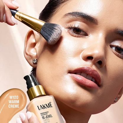 Lakme Be-Jewel Luminous Skin Tint: 24HR Lasting, Light-Reflecting Glow, Warm Beige