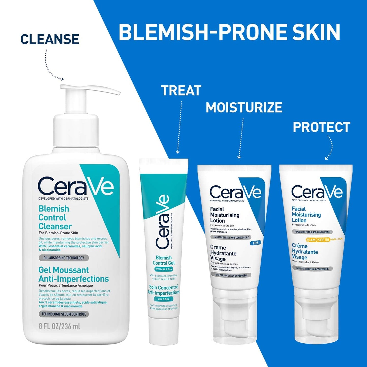 CeraVe Blemish Control Cleanser with 2% Salicylic Acid and Niacinamide