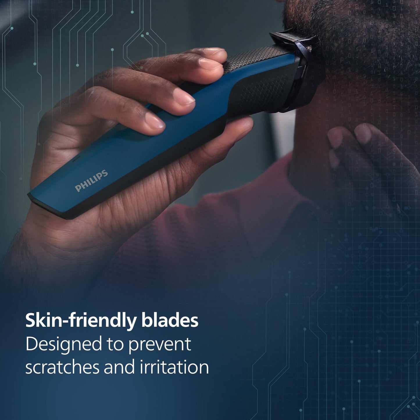 Philips BT3303/30 Cordless Beard Trimmer with 10 Length Settings