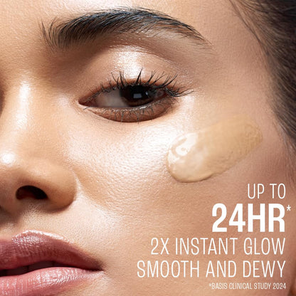 Lakme Be-Jewel Luminous Skin Tint: 24HR Lasting, Light-Reflecting Glow, Warm Beige