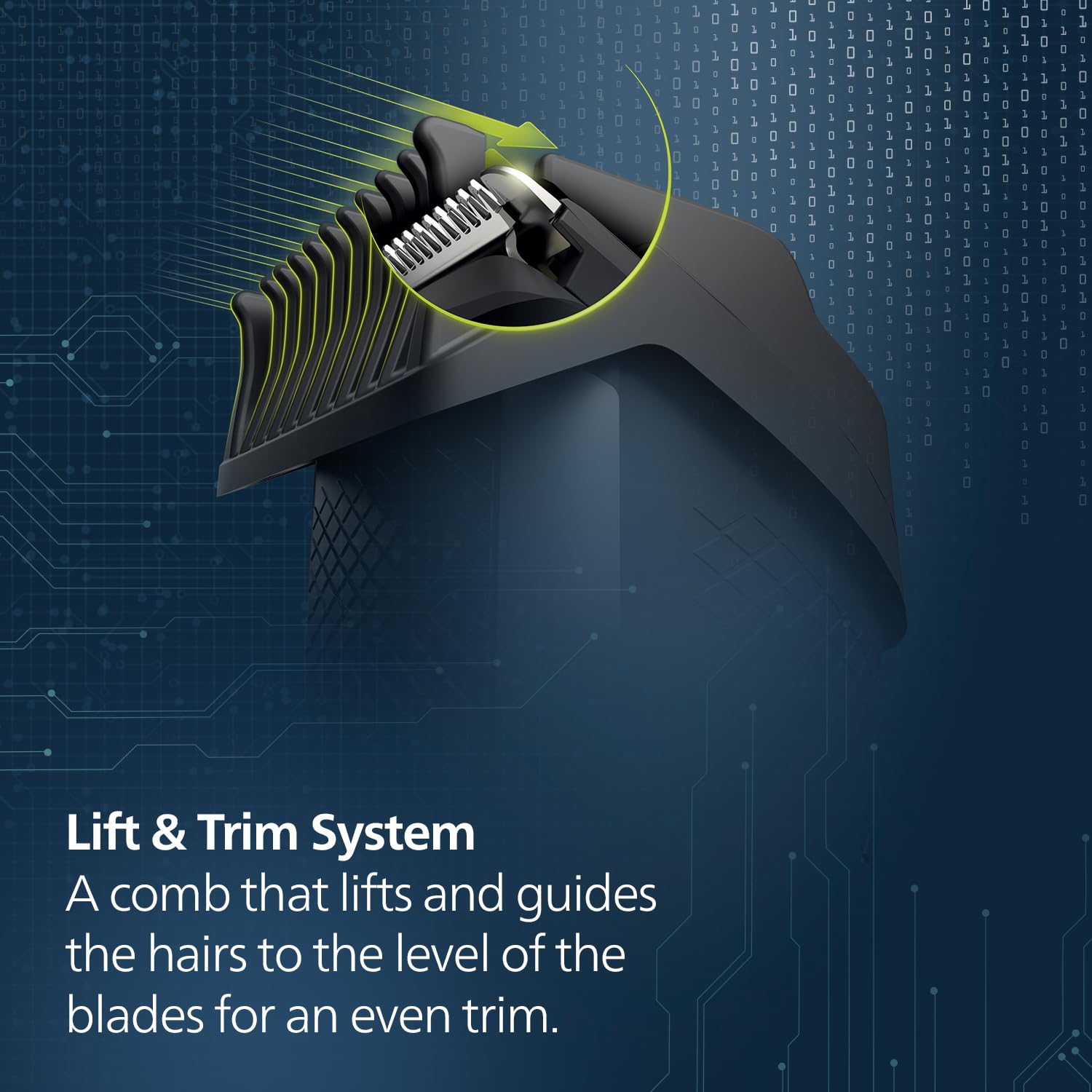 Philips BT3303/30 Cordless Beard Trimmer with 10 Length Settings