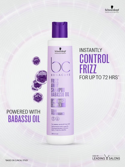 Schwarzkopf Professional Bonacure Frizz Away Shampoo with Babassu Oil