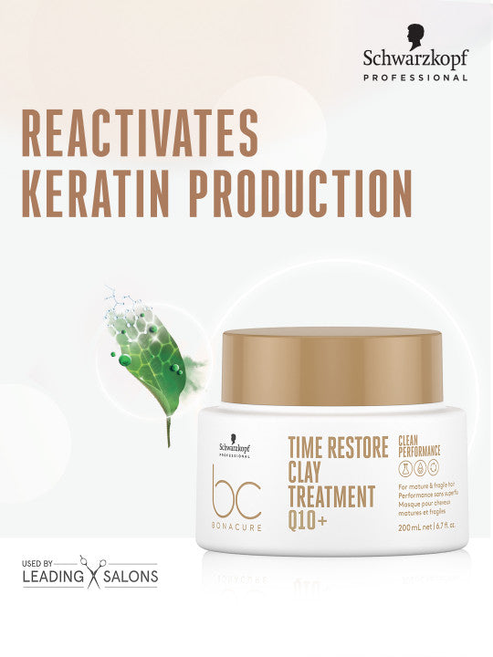 Schwarzkopf Professional Bonacure Time Restore Q10+ Clay Hair Mask 200ml