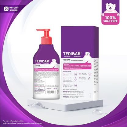 Tedibar Gentle Soap-Free Baby Body Wash for Sensitive Newborn Skin