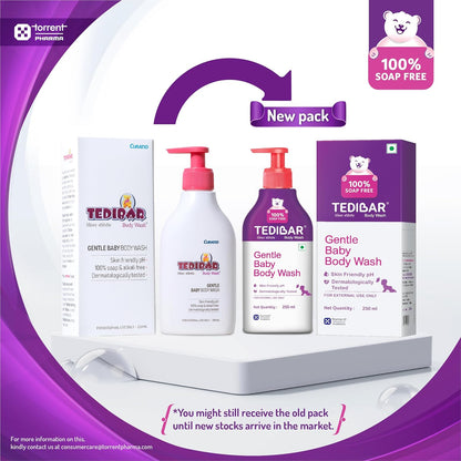 Tedibar Gentle Soap-Free Baby Body Wash for Sensitive Newborn Skin