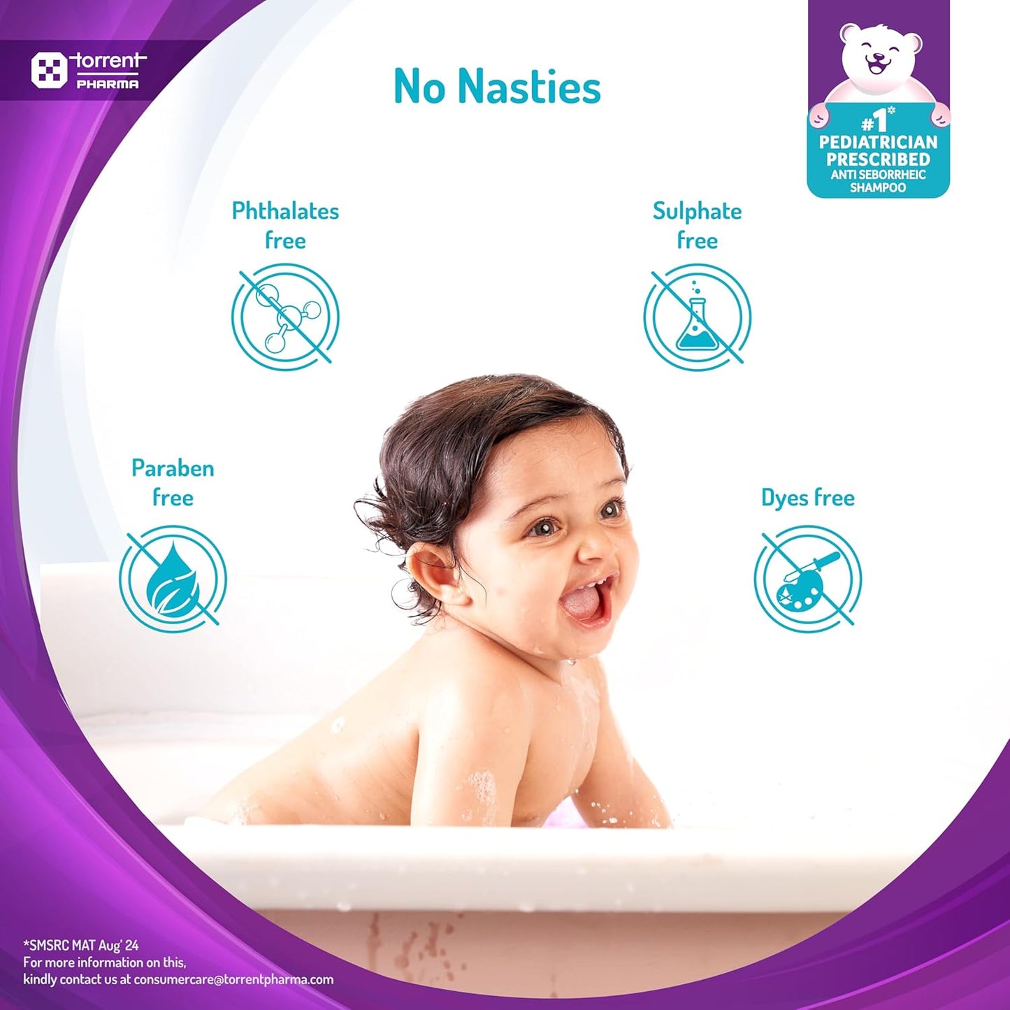 Spoo No-Tear Formula Gentle Baby Shampoo 125ml for Healthy Scalp