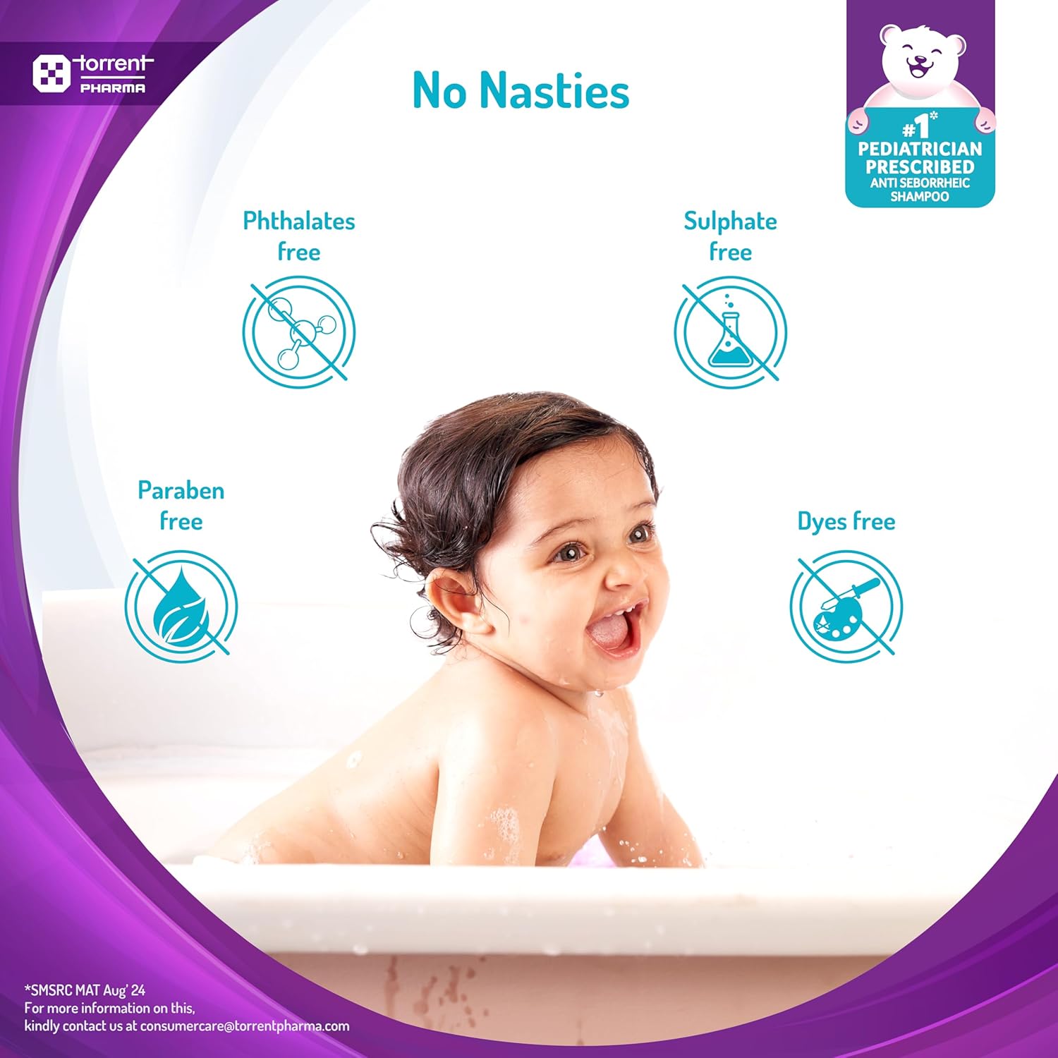 Spoo No-Tear Formula Gentle Baby Shampoo 125ml for Healthy Scalp