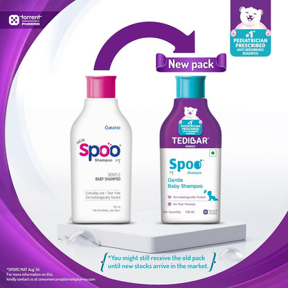 Spoo No-Tear Formula Gentle Baby Shampoo 125ml for Healthy Scalp
