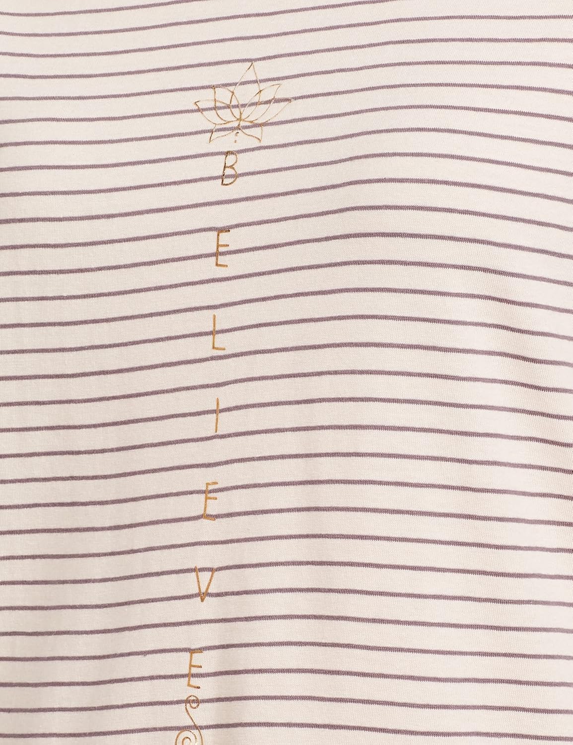 Women's Pink Striped Cotton Tunic T-Shirt: Soft, Breathable, Relaxed Mid-Thigh Fit