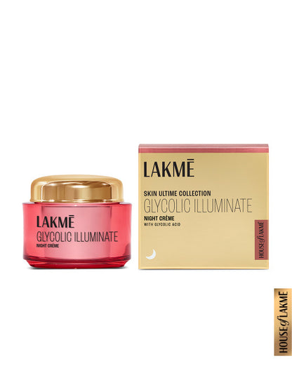 Lakme Skin Ultime Glycolic Illuminate 50g Night Creme for Radiant Skin