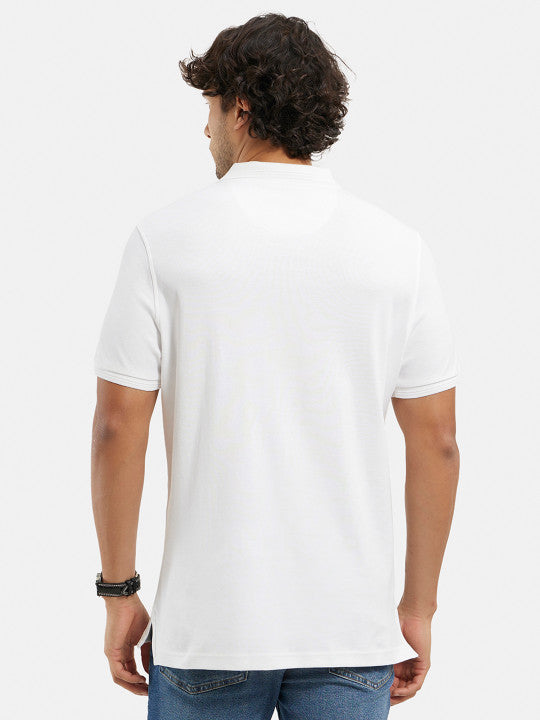 Jockey Super Combed Cotton Rich Solid Polo T-shirt with Chest Pocket