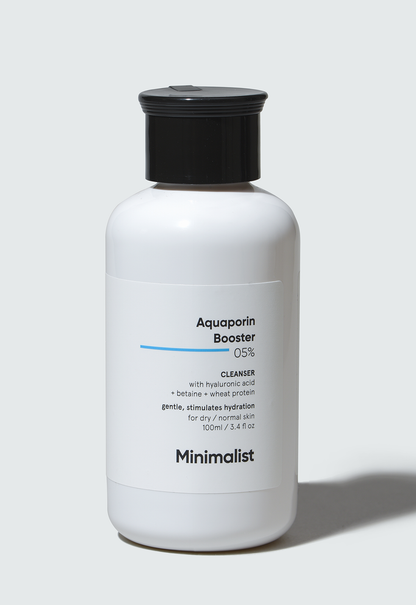 Minimalist Aquaporin Booster 5% Hydrating Face Cleanser for Dehydrated Skin