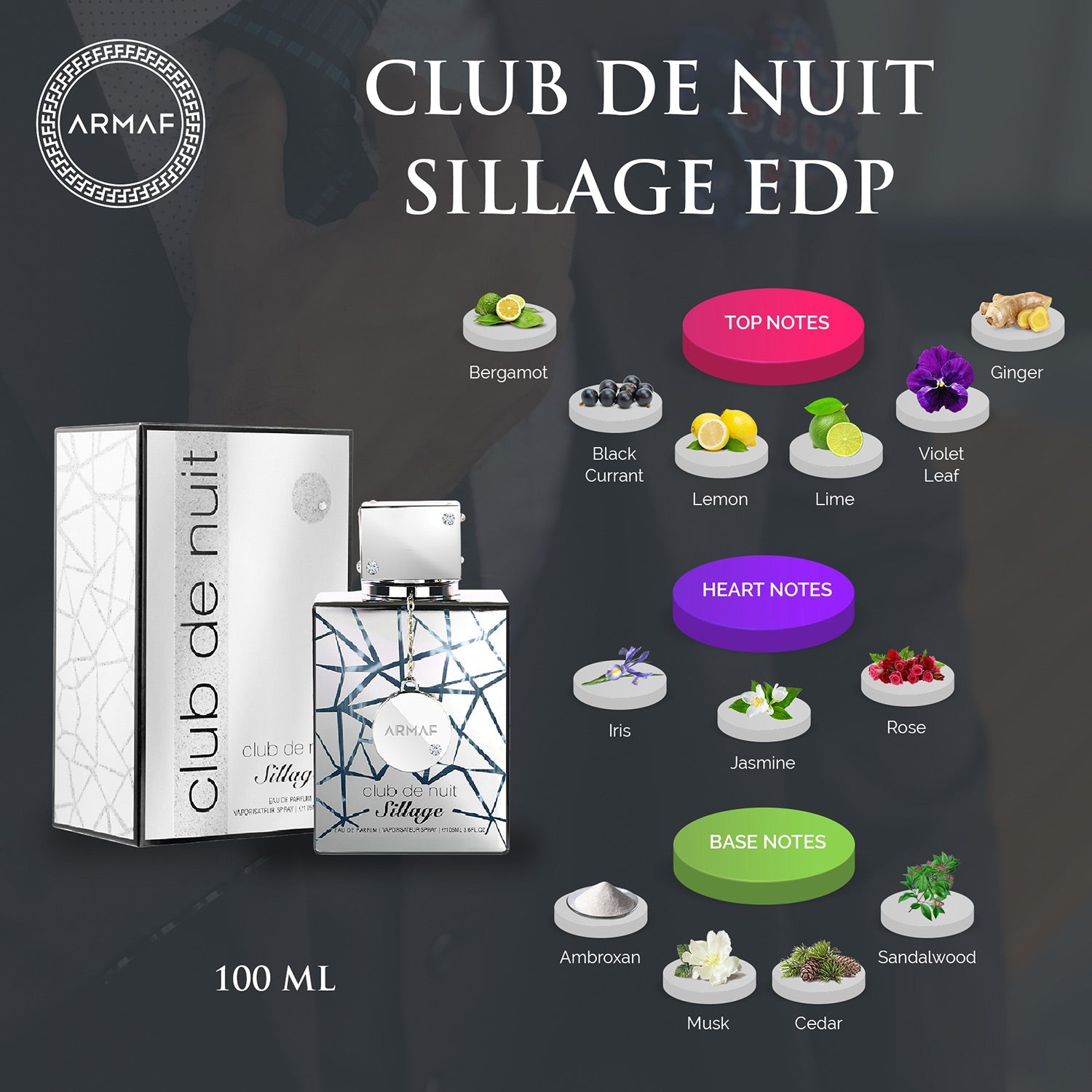 Armaf Club De Nuit Sillage Unisex Eau De Parfum 105ml