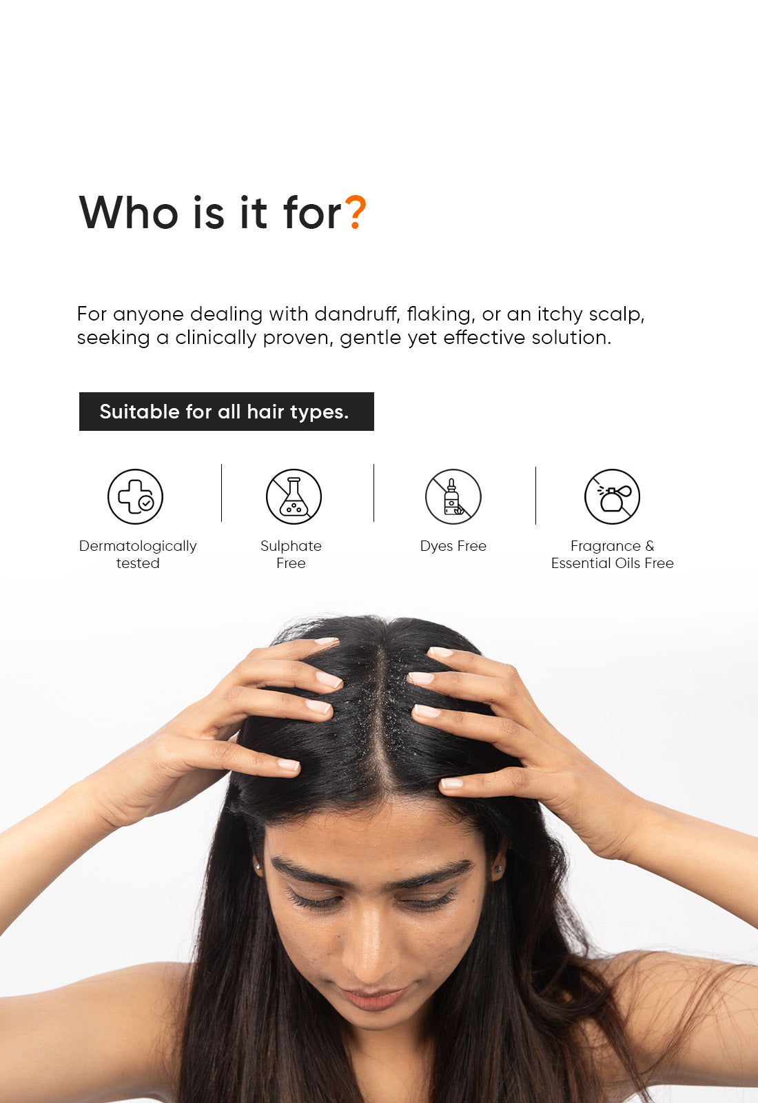 Minimalist Anti Dandruff Shampoo with Salicylic Acid for Healthy Scalp