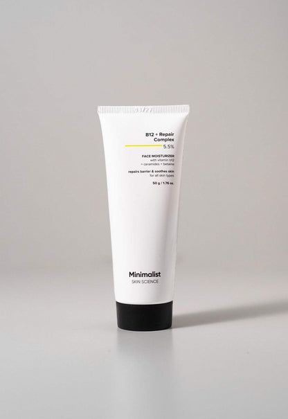 Minimalist Vitamin B12 Repair Complex Face Moisturizer for Redness Relief