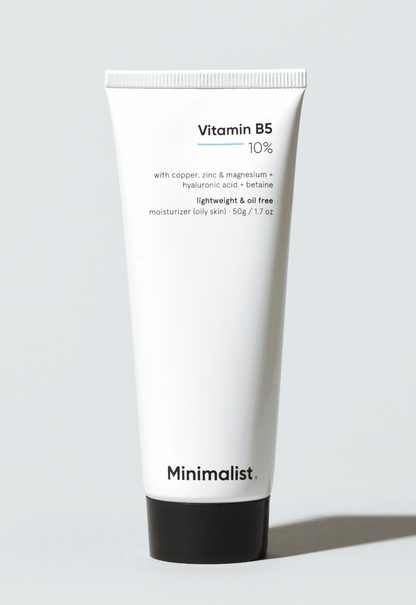 Minimalist Vitamin B5 10% Lightweight Oil-Free Face Moisturizer Repair Cream