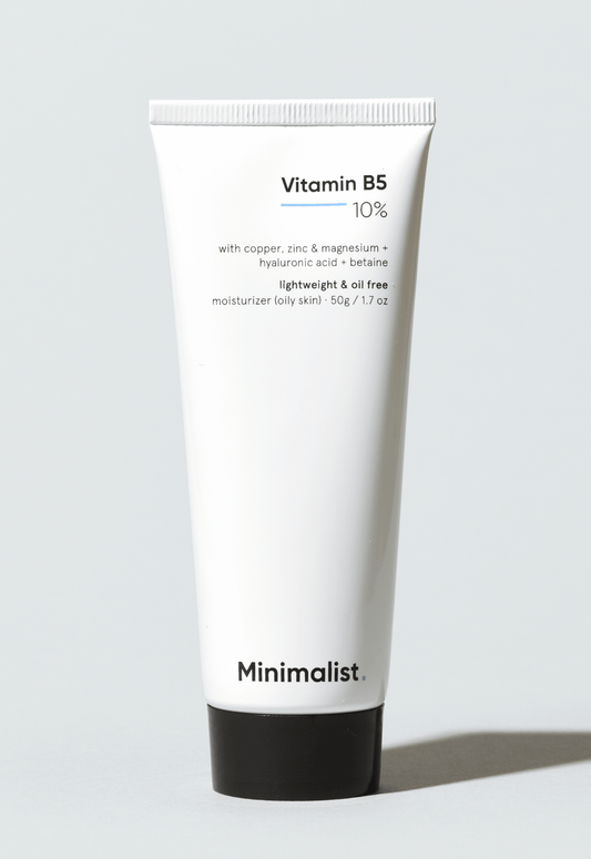 Minimalist Vitamin B5 10% Lightweight Oil-Free Face Moisturizer Repair Cream