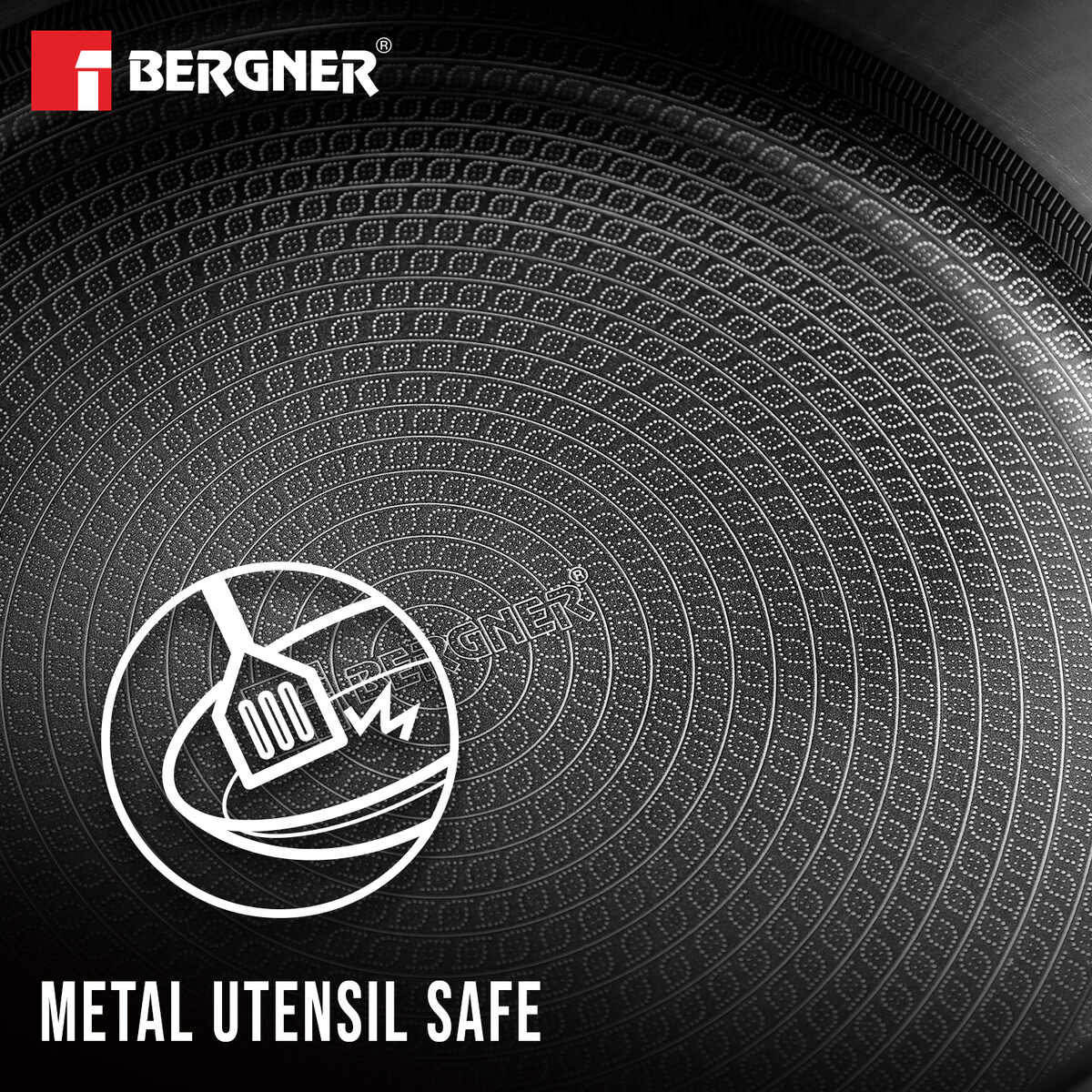 Hi-Tech Tri-Ply Non-Stick Stainless Steel Casserole with Induction Bottom