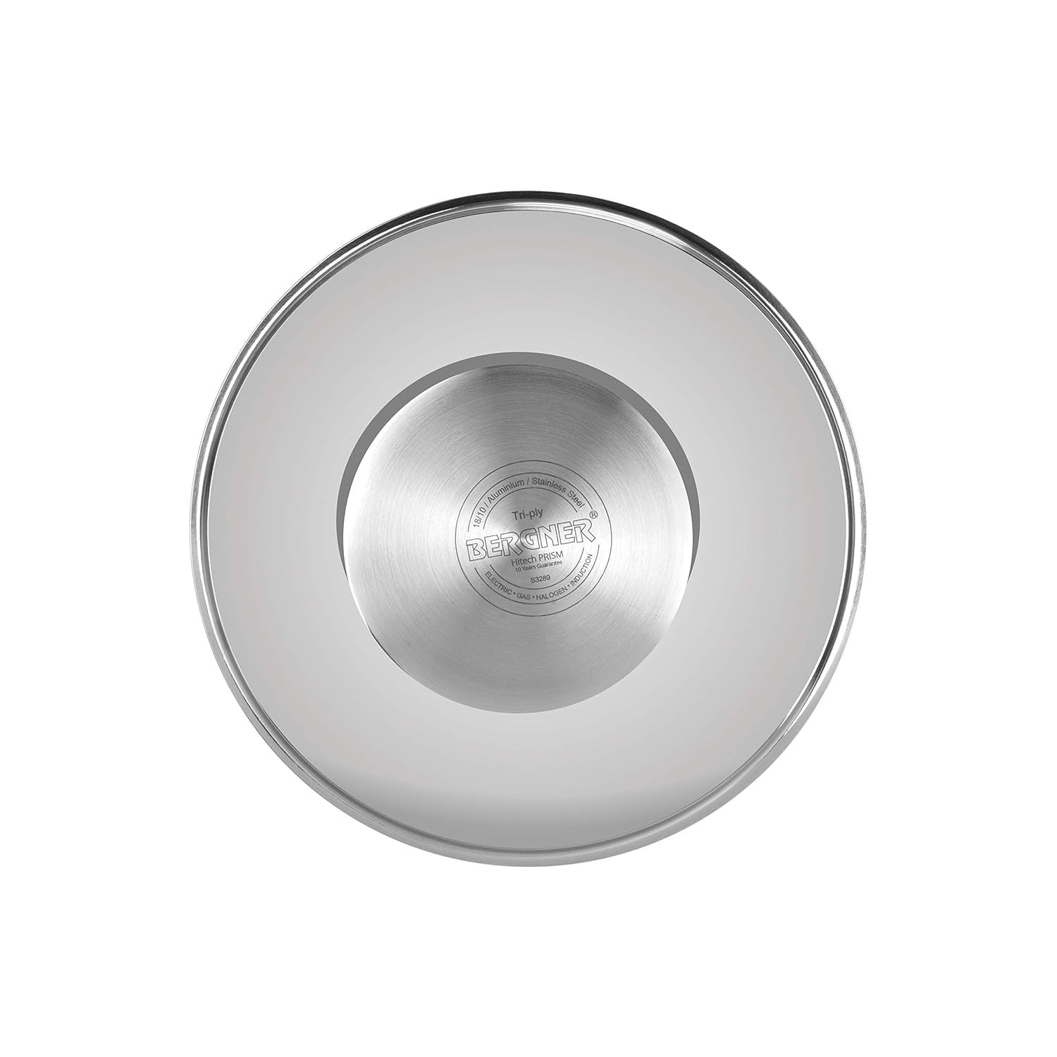 Hitech Tri-Ply Stainless Steel Non-Stick Tasra, Induction Bottom, PFOA-Free Cookware