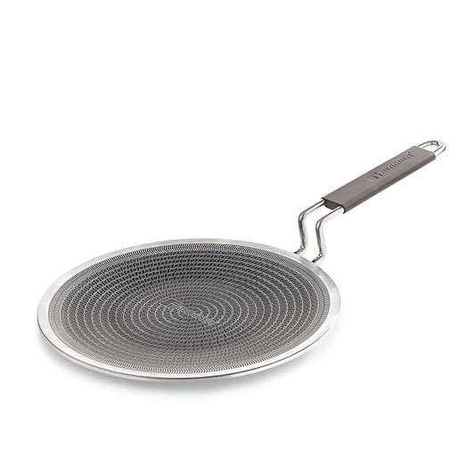 Bergner Hi-Tech Tri-Ply Stainless Steel 10.2-inch Non-Stick Roti Tawa