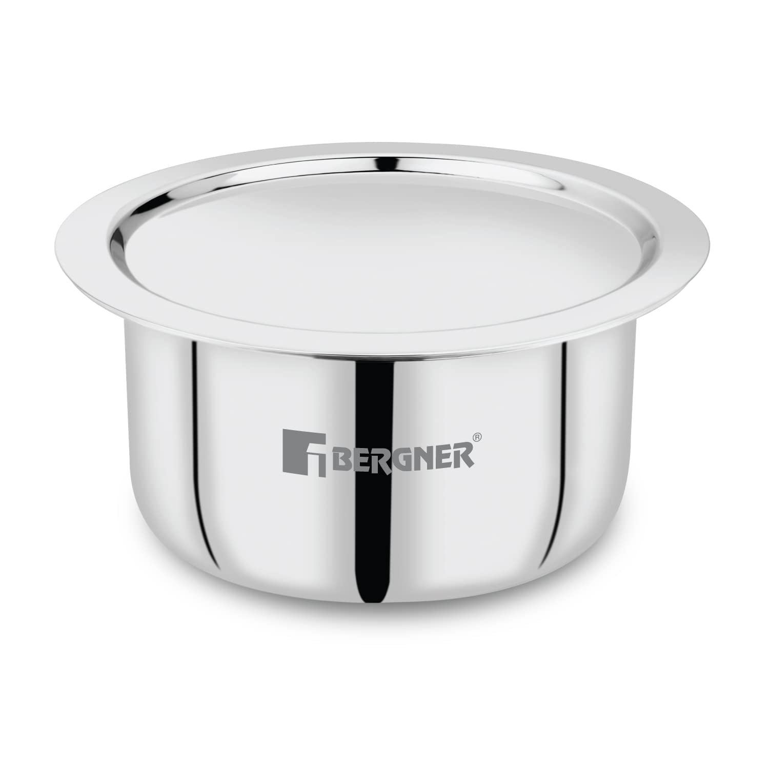 Bergner TriPro Tri-Ply Stainless Steel 6L Tope with Lid for Induction Gas