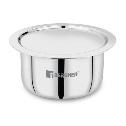 Bergner TriPro Tri-Ply Stainless Steel 6L Tope with Lid for Induction Gas
