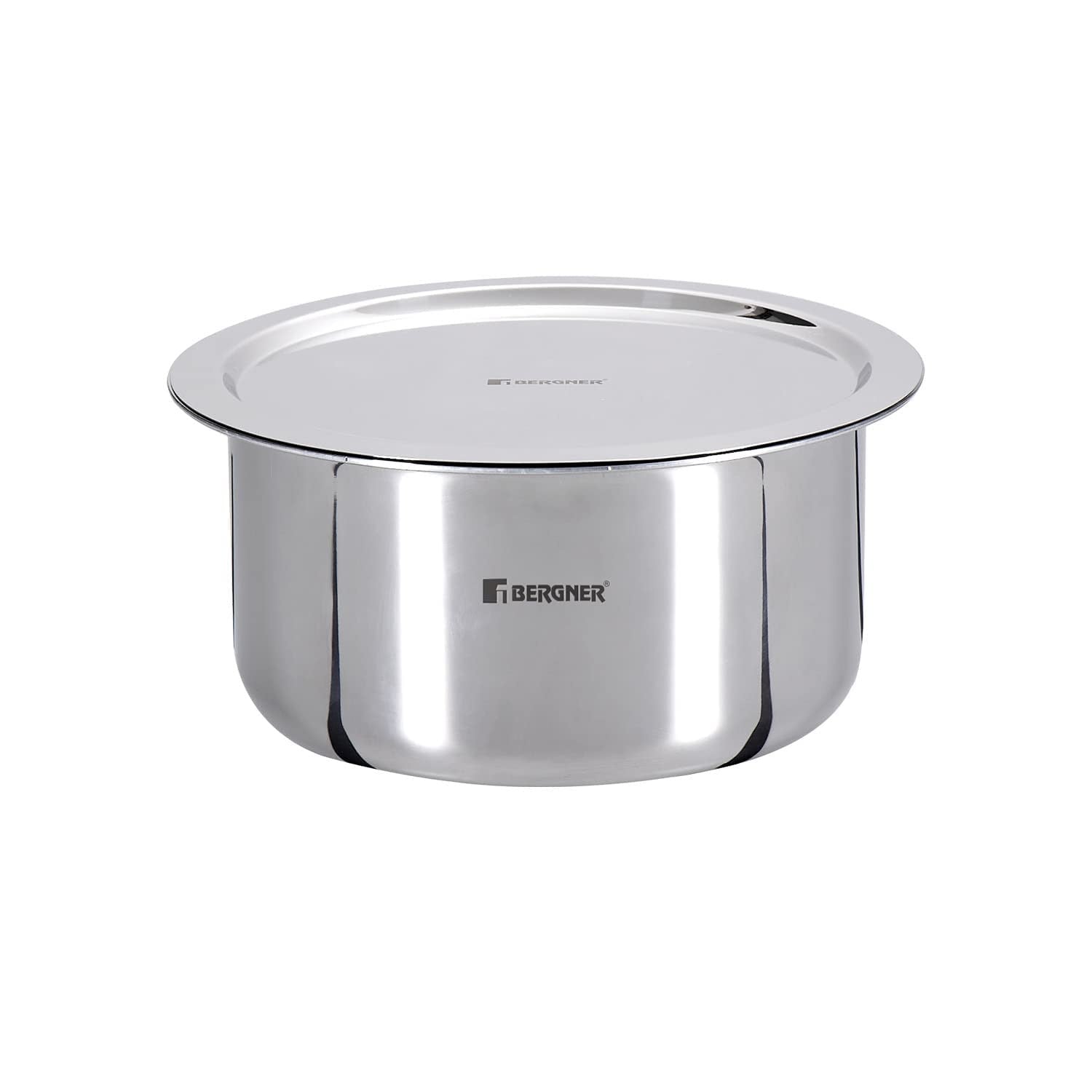 Bergner TriPro Tri-Ply Stainless Steel 6L Tope with Lid for Induction Gas