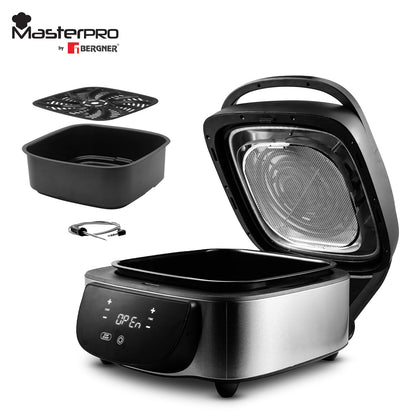 Bergner MasterPro 7L Smokeless Grill for Air Frying and Baking