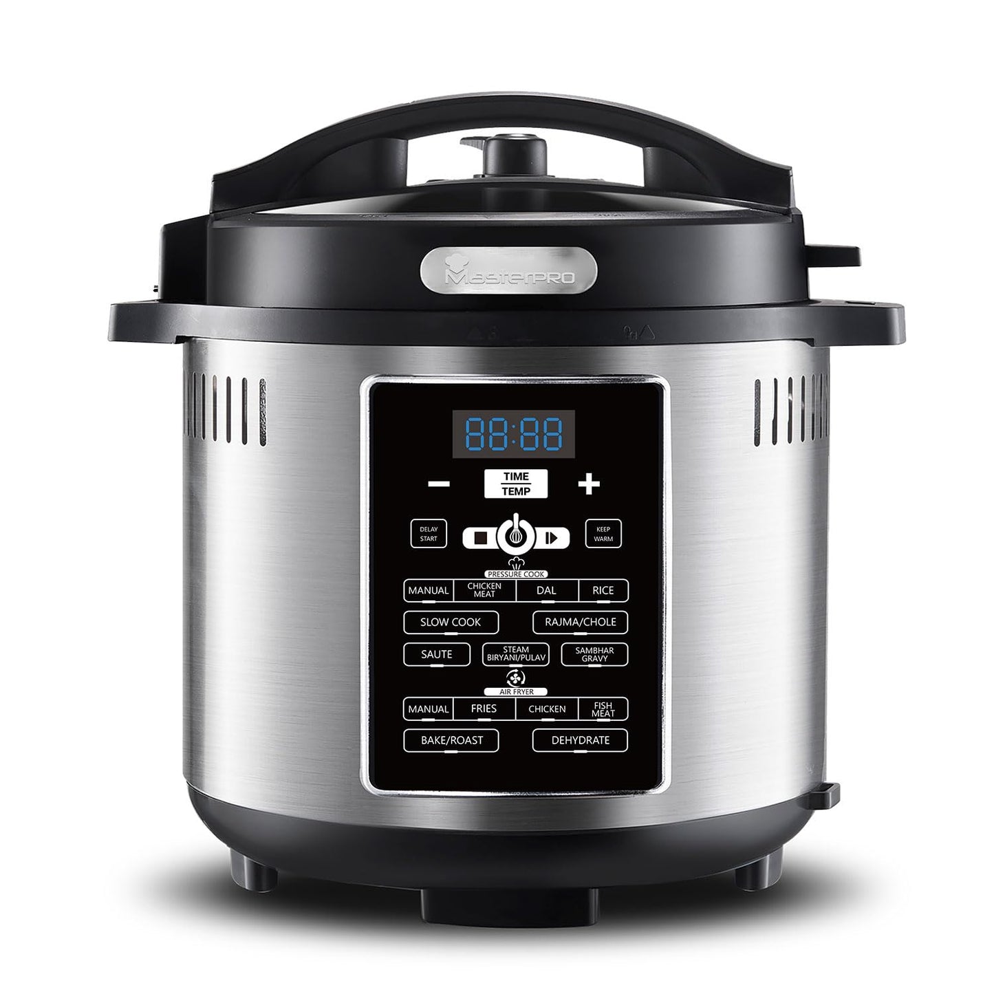 Bergner MasterPro Frycook 1500W 6L Pressure Cooker and Air Fryer