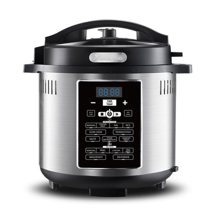 Bergner MasterPro Frycook 1500W 6L Pressure Cooker and Air Fryer