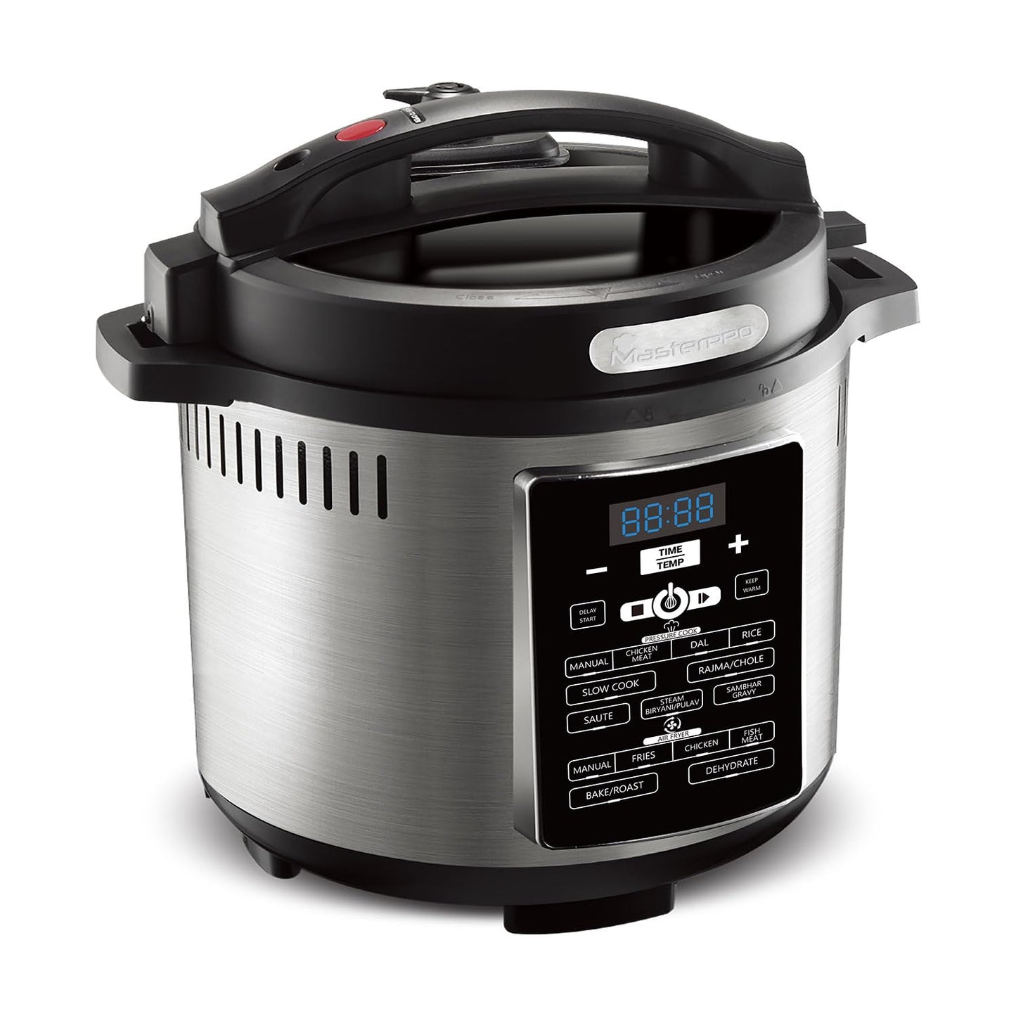 Bergner MasterPro Frycook 1500W 6L Multi-Functional Pressure Cooker Air Fryer