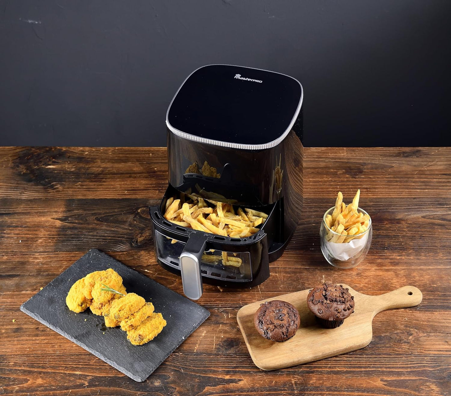Bergner Masterpro 1300W Digital Air Fryer with 4.2L Non-Stick Basket