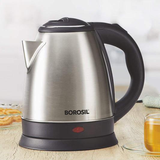 Borosil Rio 1.8L Rapid Boil Electric Kettle for Hot Water & Tea