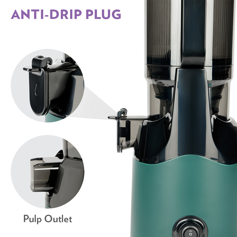 Borosil Vita Rich Slow Juicer for Nutrient-Packed Smooth Pulp-Free Drinks