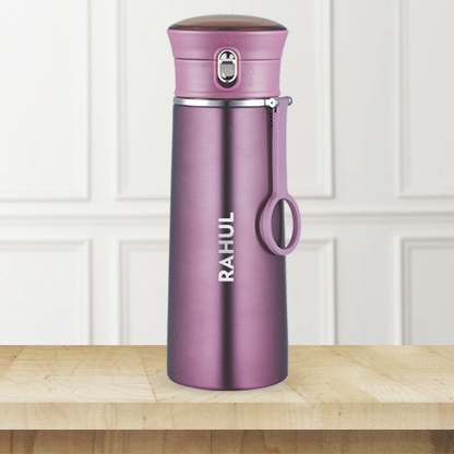 Borosil Travelease Purple 360ml Insulated Stainless Steel Sipper Water Bottle