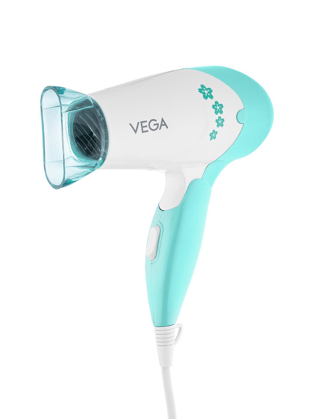 VEGA Insta Glam VHDH-20N Foldable 1000W Hair Dryer Blue