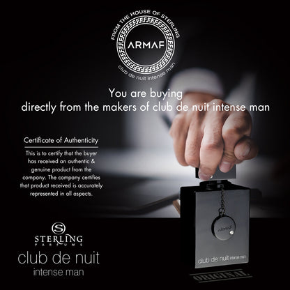 Armaf Club De Nuit Intense Man EDT 105ML: Bold, Provocative Woody Spicy Fragrance