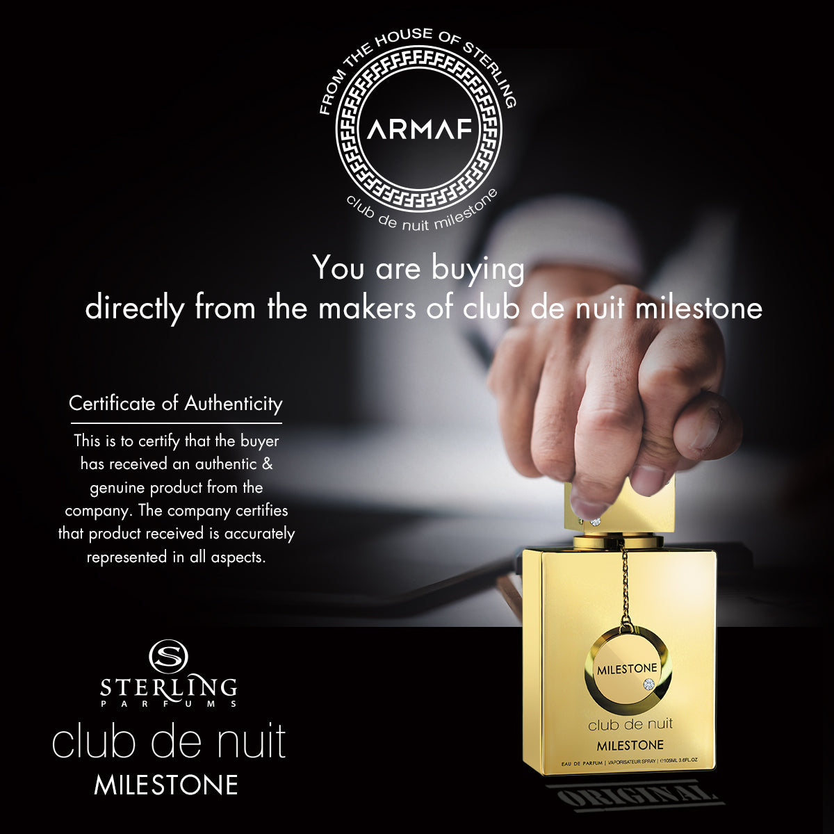 Armaf Club De Nuit Milestone Unisex Aquatic EDP 105ml Spray