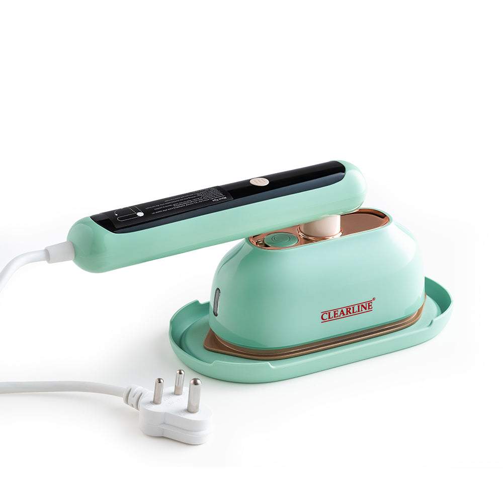 Clearline Jet Press 2-in-1 Portable Travel Iron and Garment Steamer