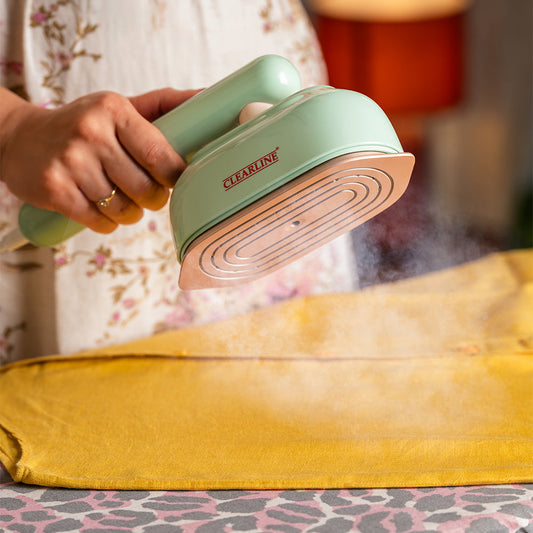 Clearline Jet Press 2-in-1 Portable Travel Iron and Garment Steamer
