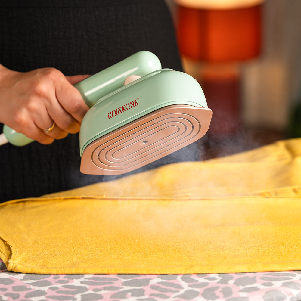 Clearline Jet Press 2-in-1 Portable Travel Iron and Garment Steamer