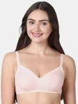 Enamor Non-Padded Wirefree High Coverage Stretch Cotton Everyday Bra A042