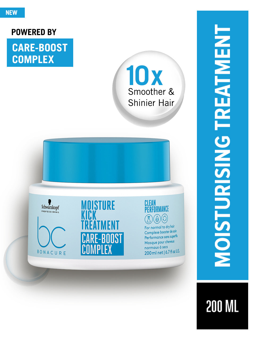 Schwarzkopf Professional Bonacure Moisture Kick Hair Mask with Glycerol 200ml