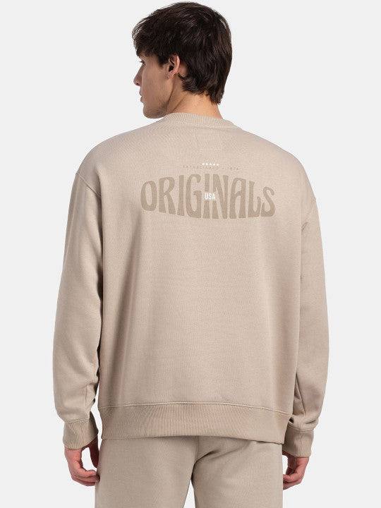 Jockey Super Combed Cotton Graphic Print Fleece Sweatshirt with StayWarm Technology