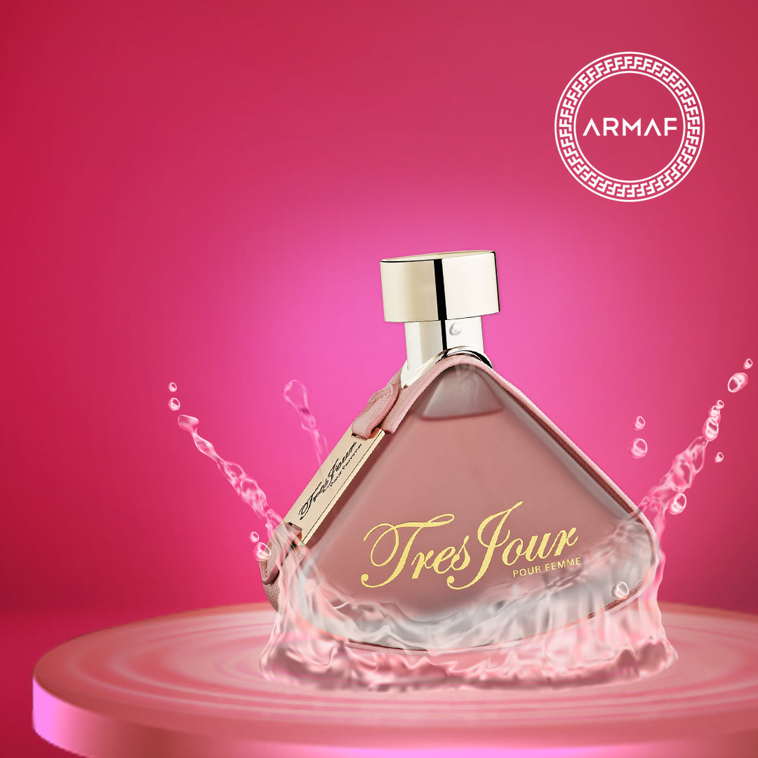 Armaf Tres Jour 100ML Eau De Parfum: Floral Woody Musk Fragrance for Women