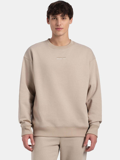 Jockey Super Combed Cotton Graphic Print Fleece Sweatshirt with StayWarm Technology